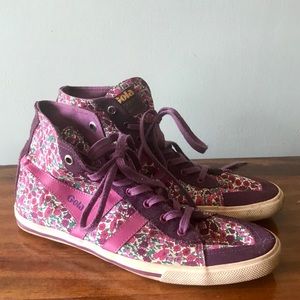 Gola Liberty of London Quota Petal Pink High Top 8